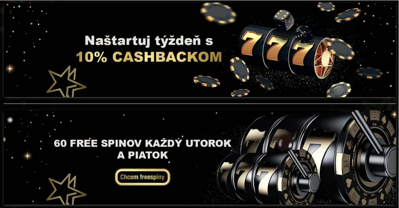DoubleStar Casino Bonusy - 10% cashbackom + 60 FS