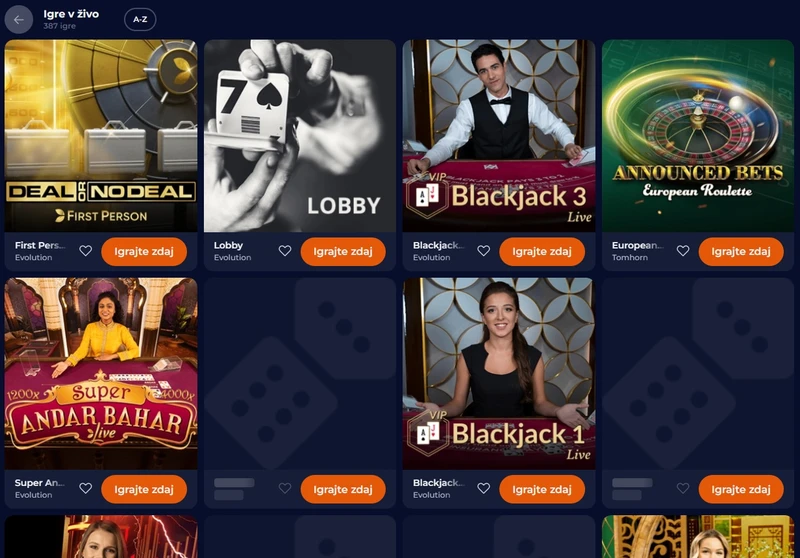 Casino v živo