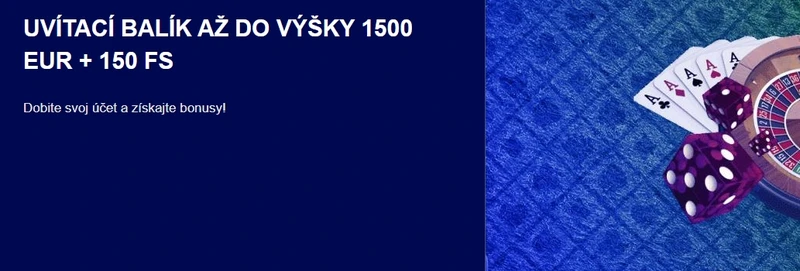 Paripesa Casino - uvítací bonus až do 1 500 EUR + 150 FS